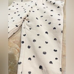 H&M baby girl infant heart print legging tights bottoms pants